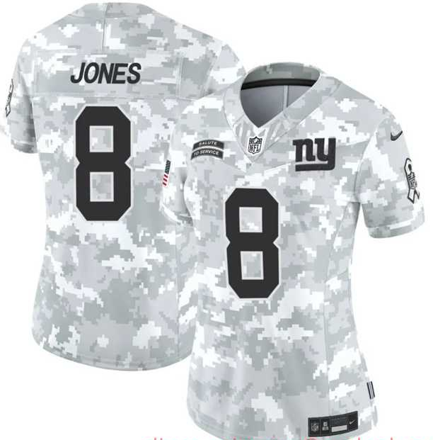 Women's New York Giants #8 Daniel Jones 2024 F.U.S.E Arctic Camo Salute To Service Limited Stitched Jersey Dzhi,We sell and wholesale Women's New York Giants #8 Daniel Jones 2024 F.U.S.E Arctic Camo Salute To Service Limited Stitched Jersey Dzhi on line form chian!
